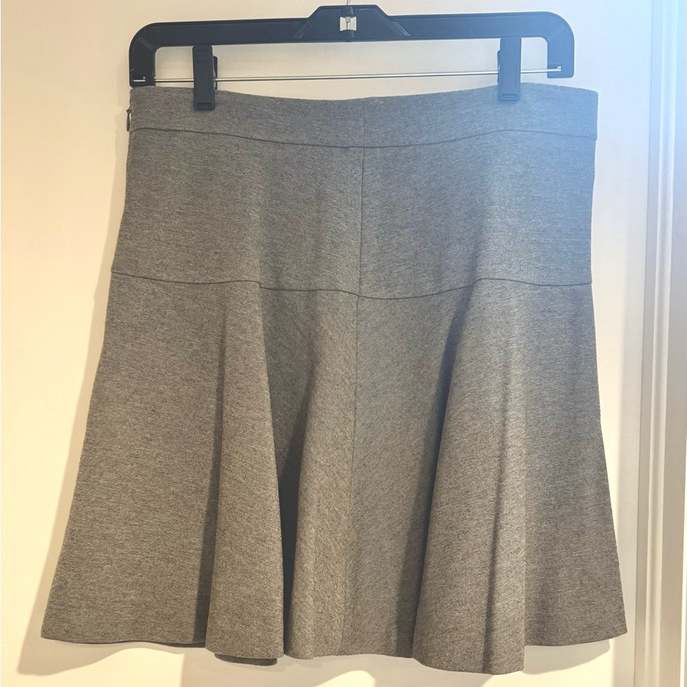 Banana Republic Heather Gray A-Line Skirt